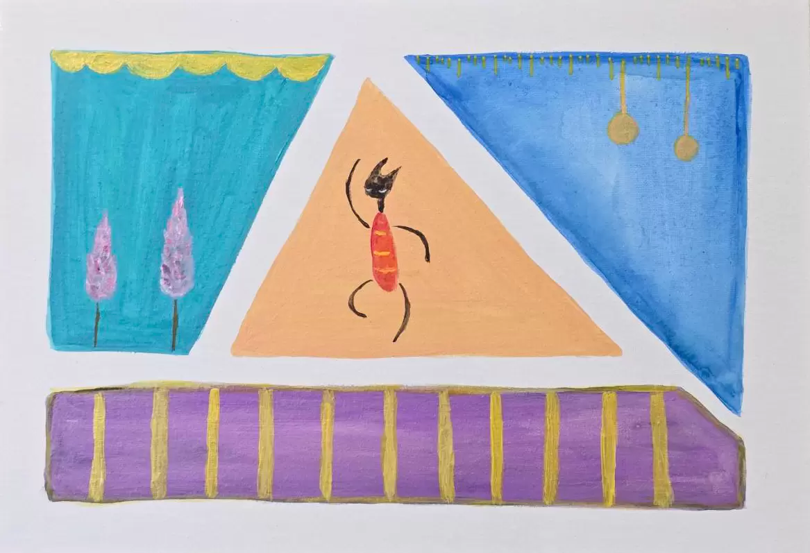 あいまいな セカイ の絵 「今夜はずっと踊ろう」