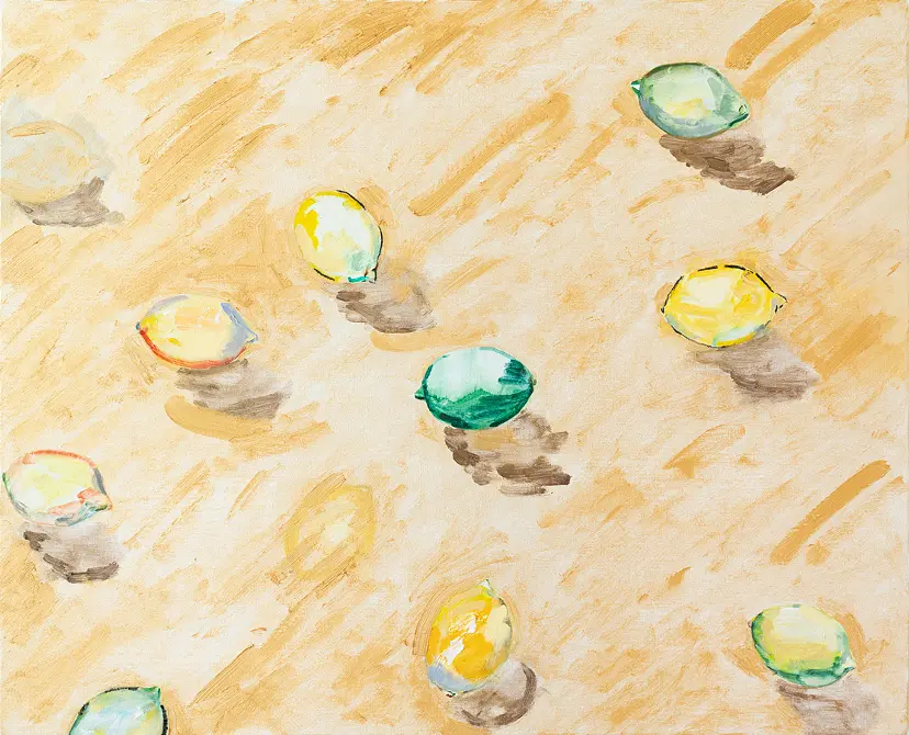 Lemons on the ground by 小津 航
