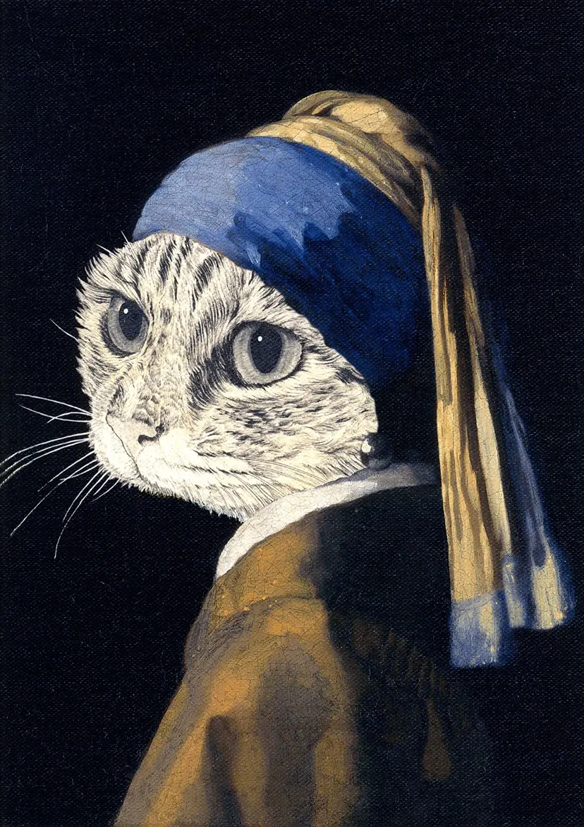 フェルメール猫 by 山田貴裕