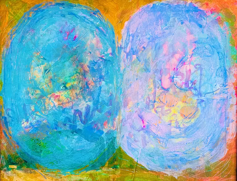 Three Canvases · 2 by Lily Okamoto