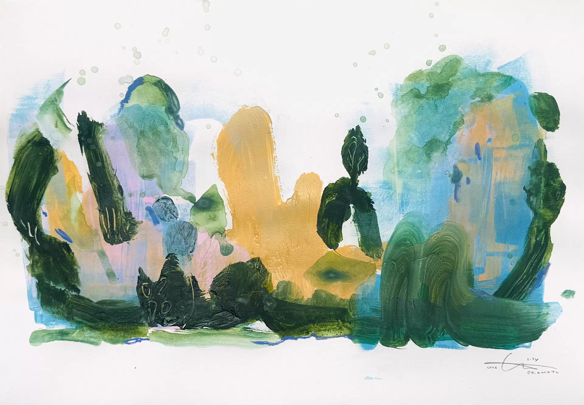 momorin 絵画３点 Six Works on Paper · 3 by リリー オカモト | 現代アートの販売・通販