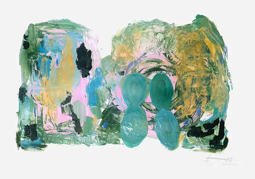 Six Works on Paper · 4 by Lily Okamoto