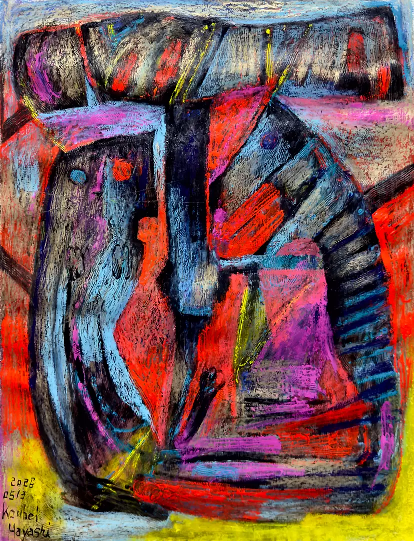 犬と猫 /Profile20250513 by 林耕平/コウヘイ画伯の購入 | 現代アート