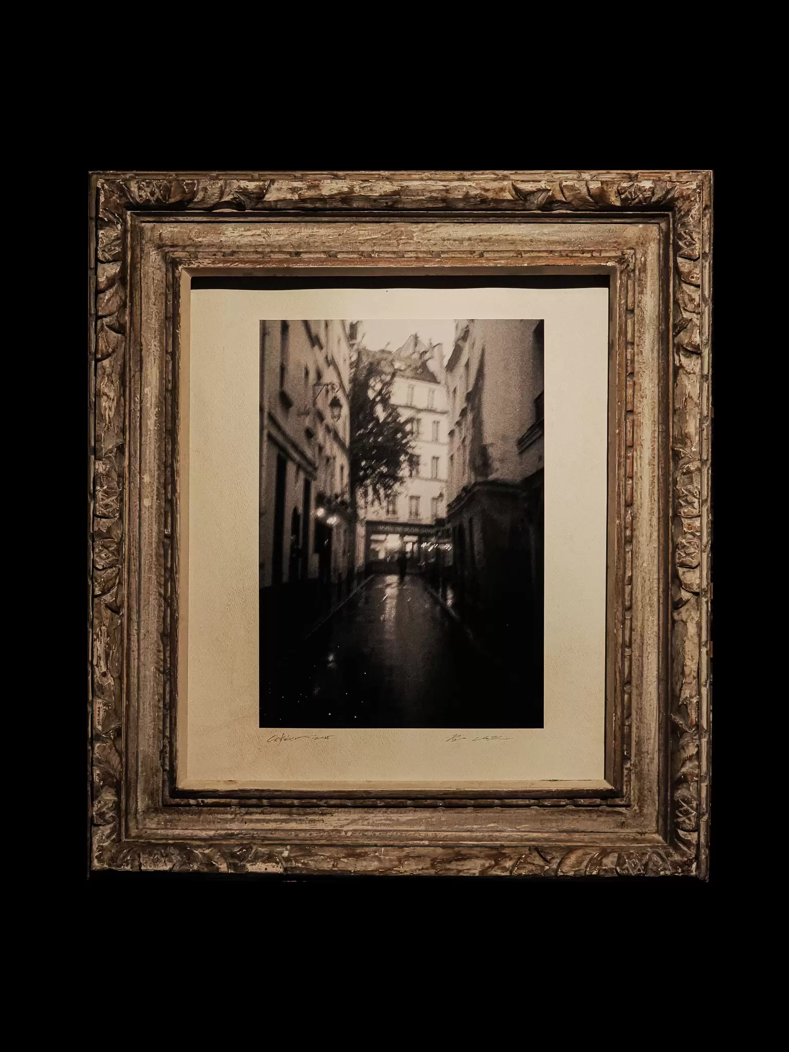 Back Street on a Rainy Day [Photo + Frame SET]