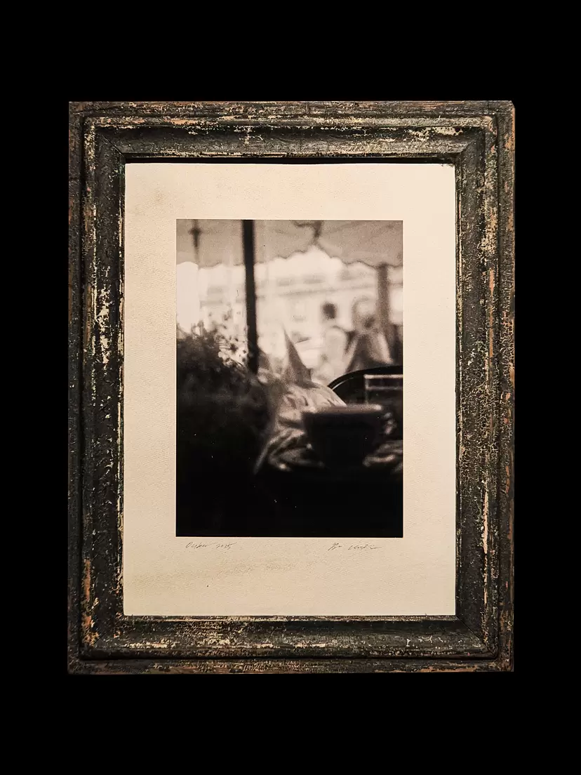 カフェ・ド・フロール [Photo + Frame SET] by 岩城 稜-Ryo Iwaki