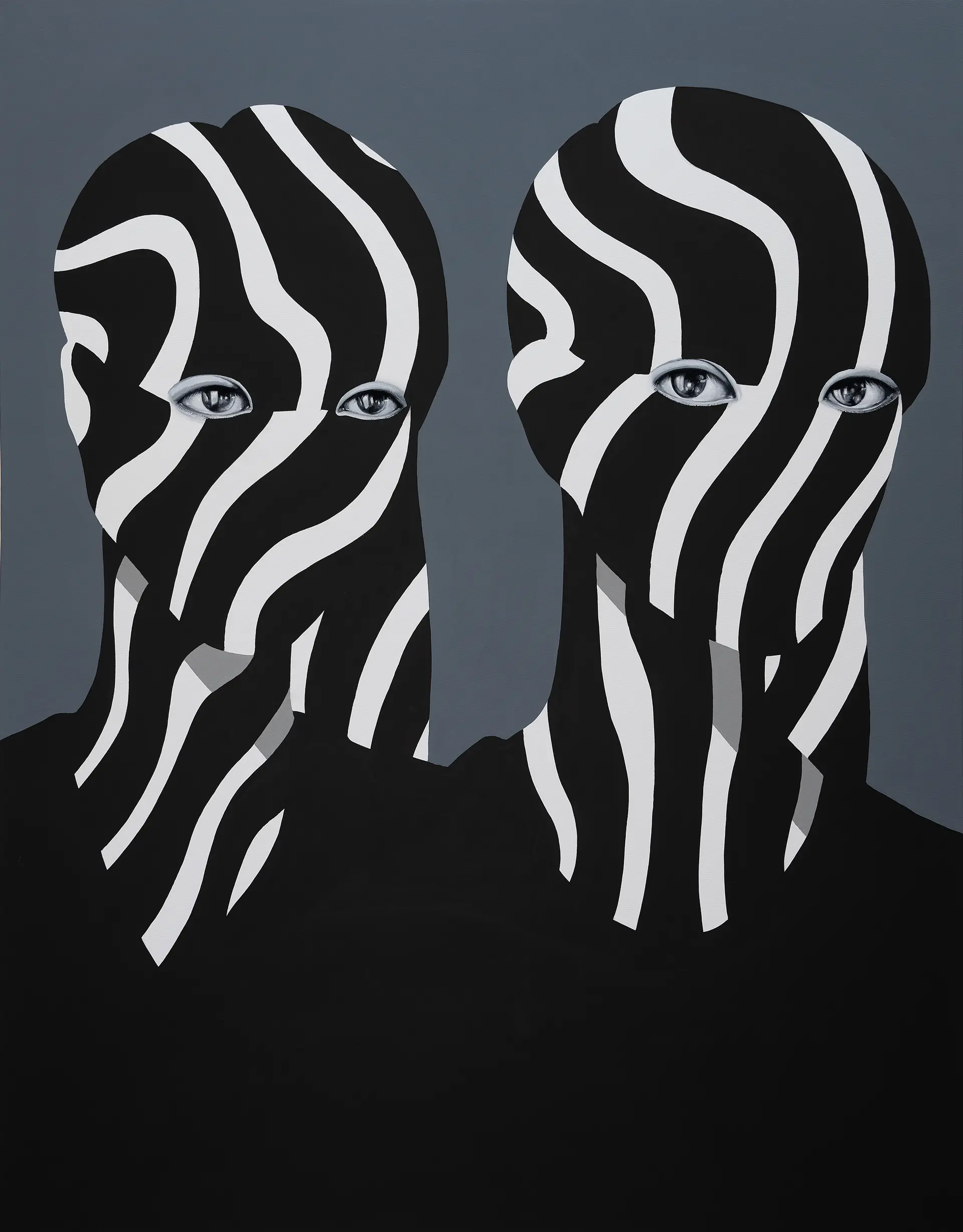 Self-portrait for multiple accounts #02
