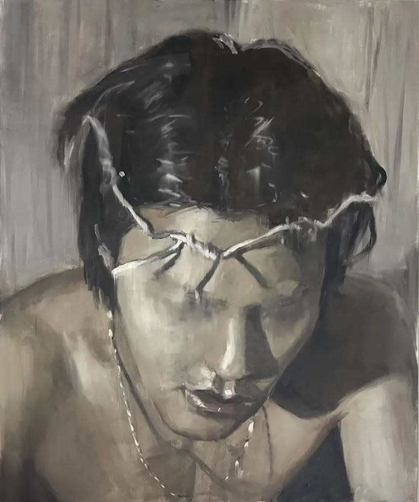 Untitled（Aluminium wire 5） by 川田 龍
