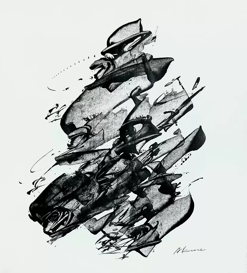生きる Drawing by 金森 朱音