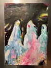 あいまいな セカイ の絵 「呼吸の音を聞く」