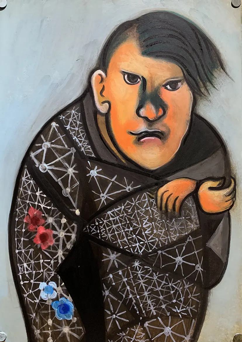 自画像 / Self portrait / コウヘイ画伯の日記 by 林耕平/コウヘイ画伯