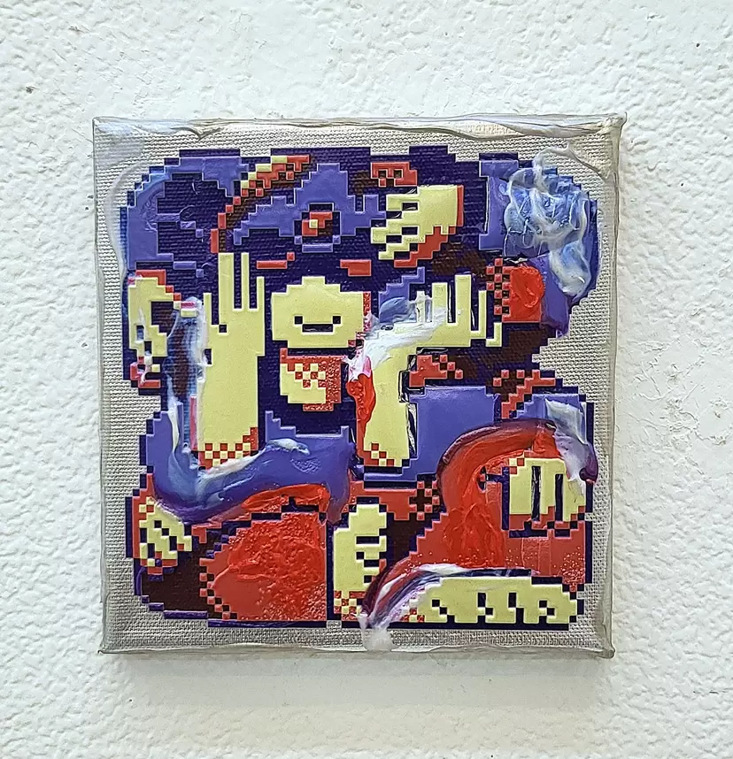 tamimoon UVプリントスクリーン【サイン入り】 UVプリントのアート作品 | 現代アートの販売・通販 | ArtSticker