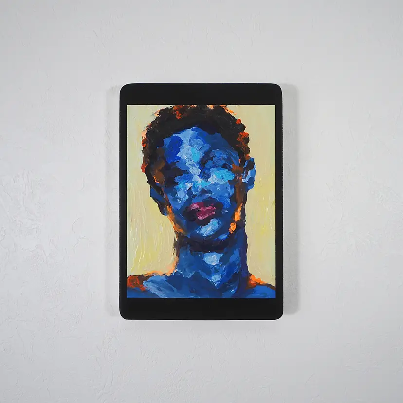 Someone_4(Index finger painting)  by 下原亜矢/Aya SHIMOHARA