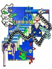 Computer drawing “Monitor Error”