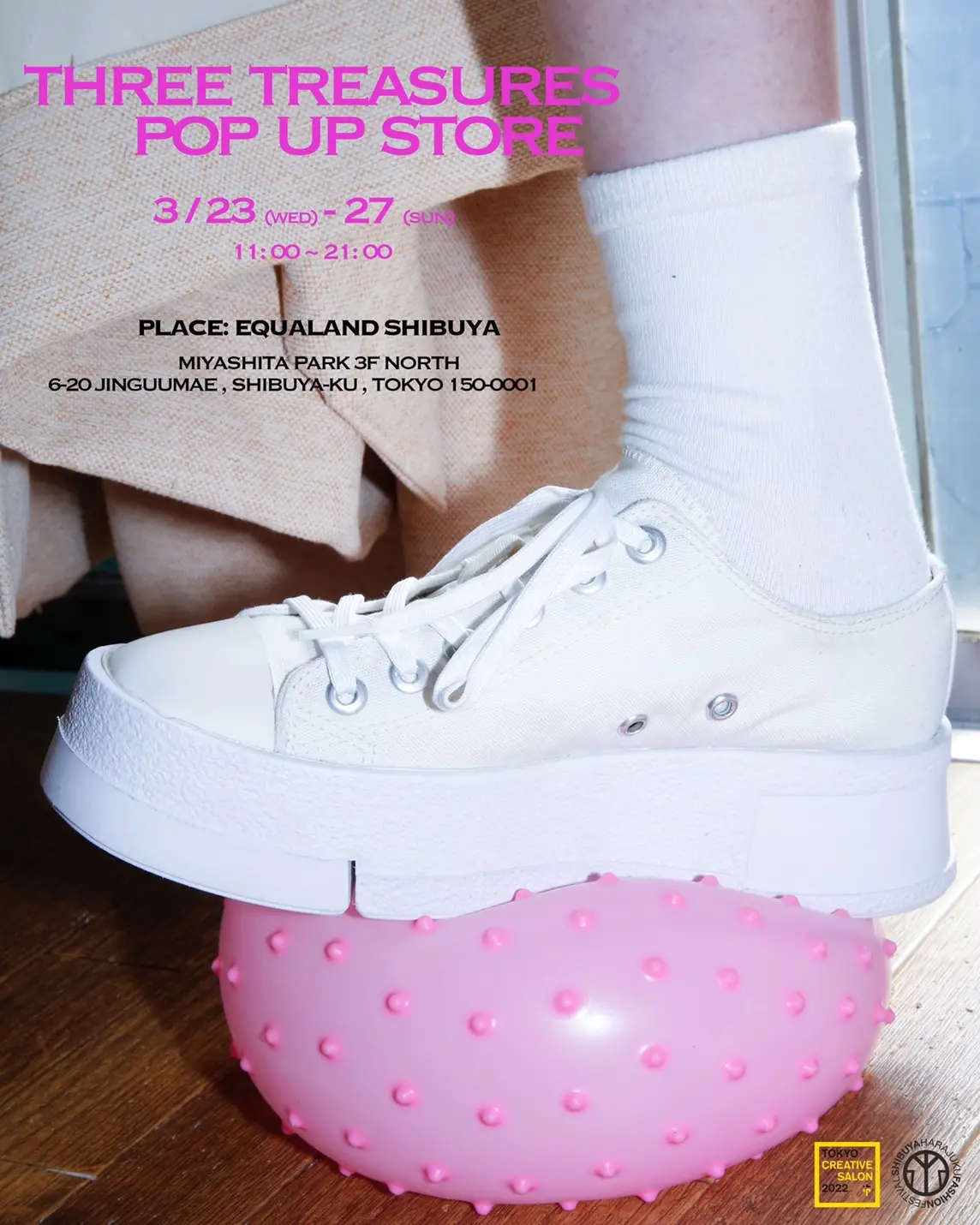 three treasures pop up store　受注&販売会