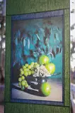 apples and muscats 林檎と葡萄