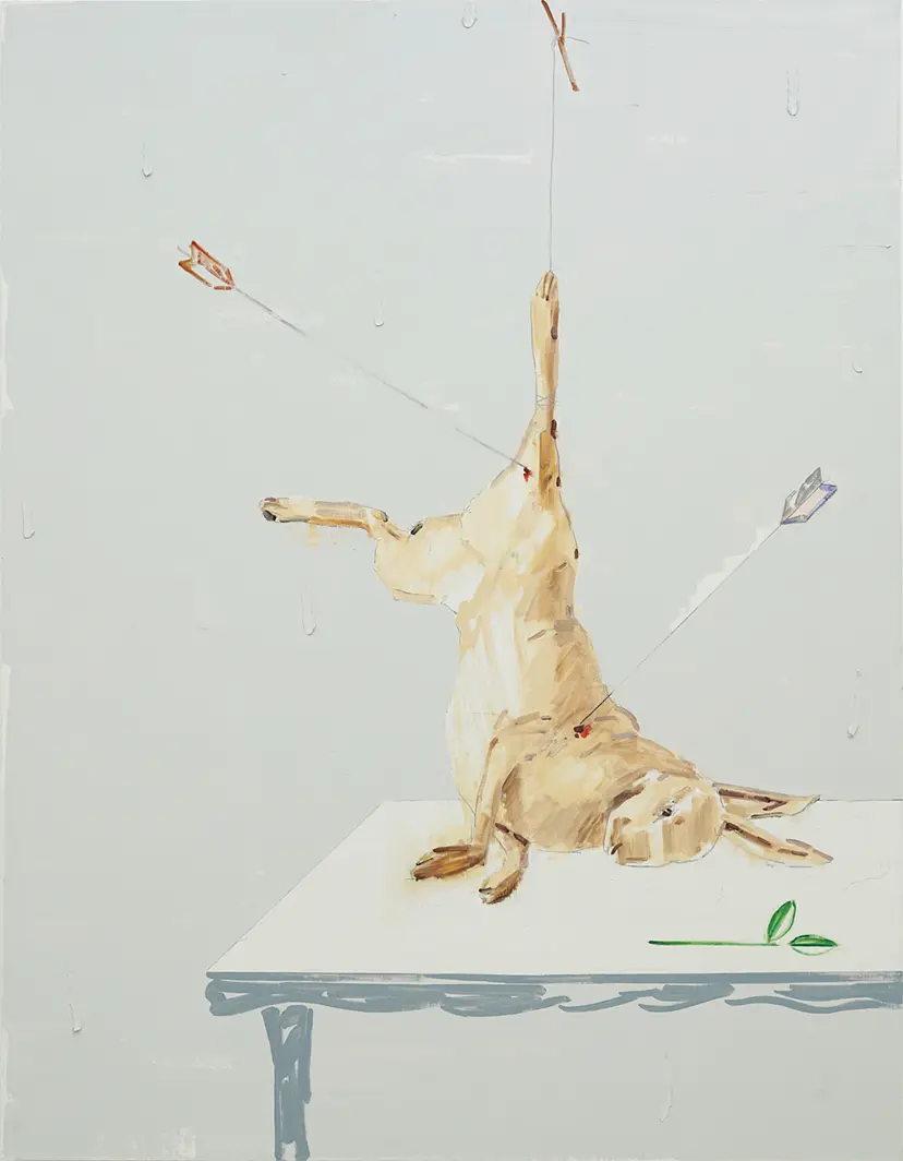 Still Life with Dead Rabbit and Twig by 小津 航