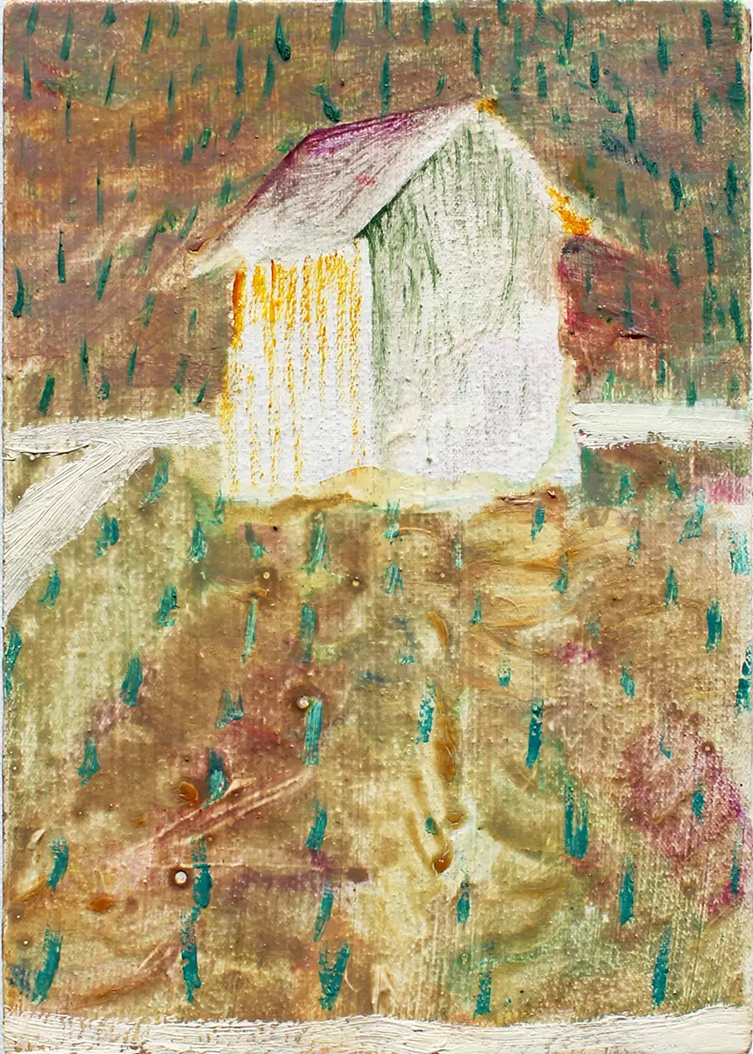 田んぼの小屋 by 山口由葉
