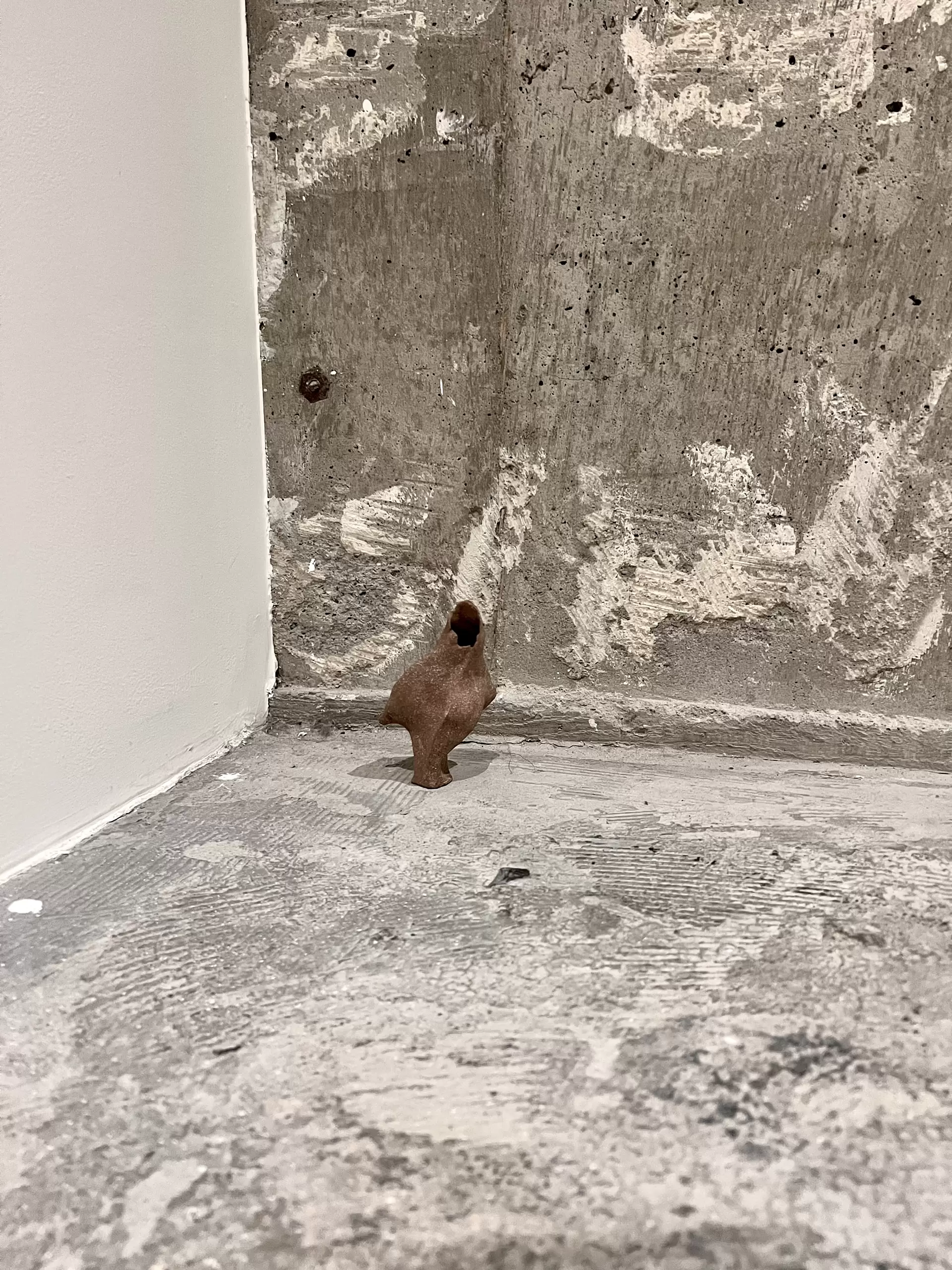 soil mixed with water and then fired
