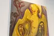 behind the eyelids, a gold relief in the shape of yours