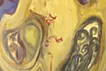 behind the eyelids, a gold relief in the shape of yours