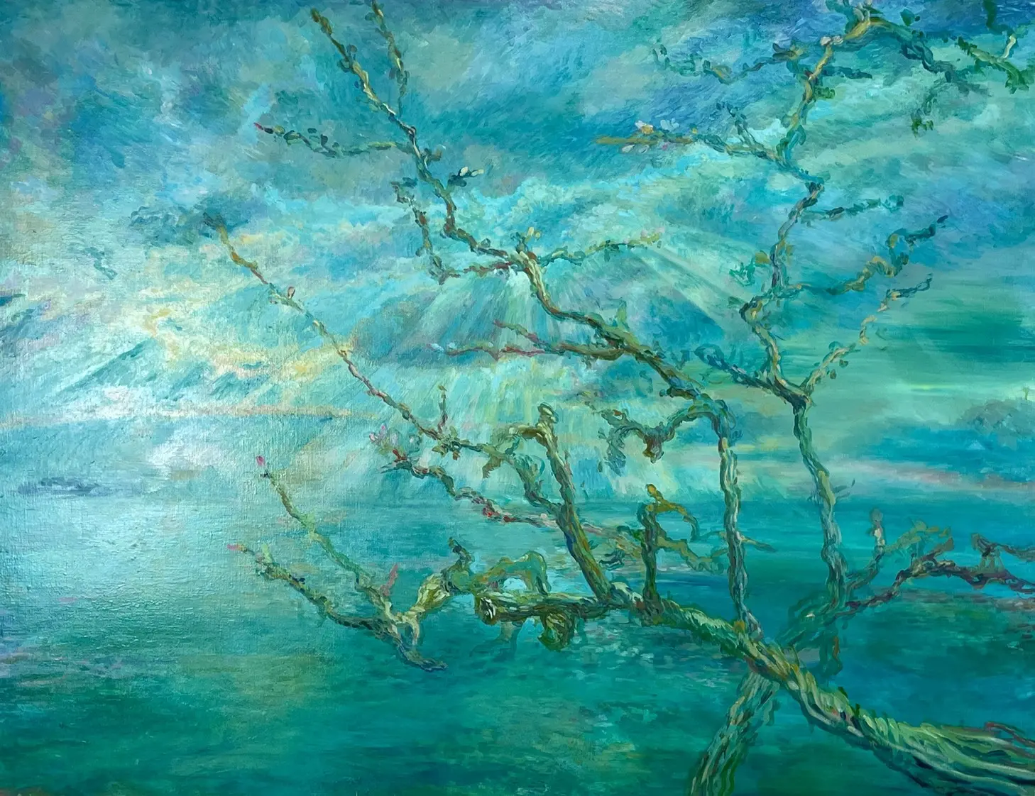 木村 美和的平真太郎「青空と樹」 | 当代艺术的网上艺术商店 | ArtSticker