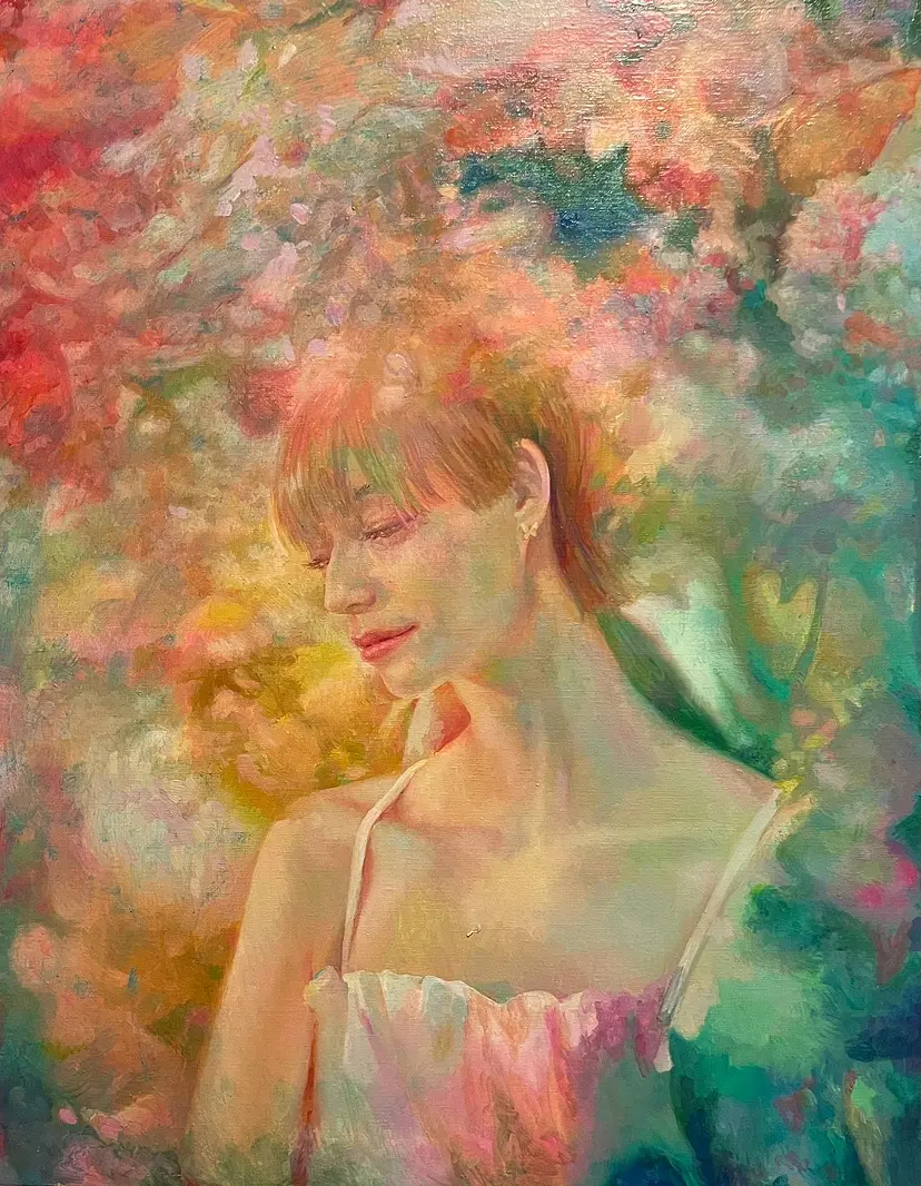 ギャラリー内作品「微笑む女性」 by 木村 美和