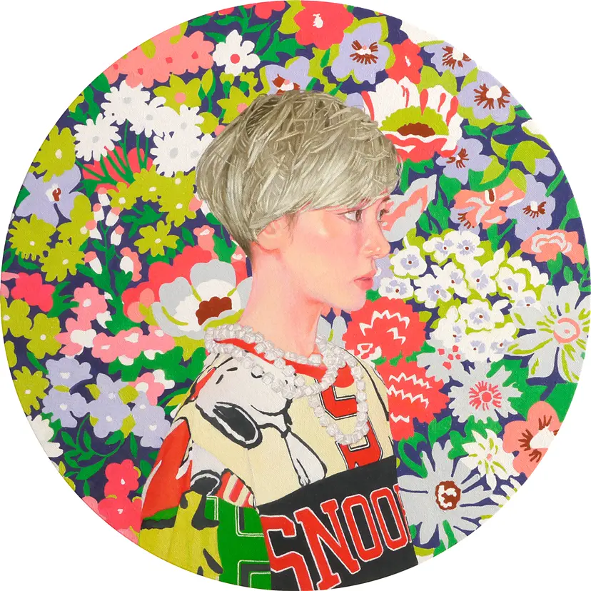 a portrait (garden) by 増田恵助