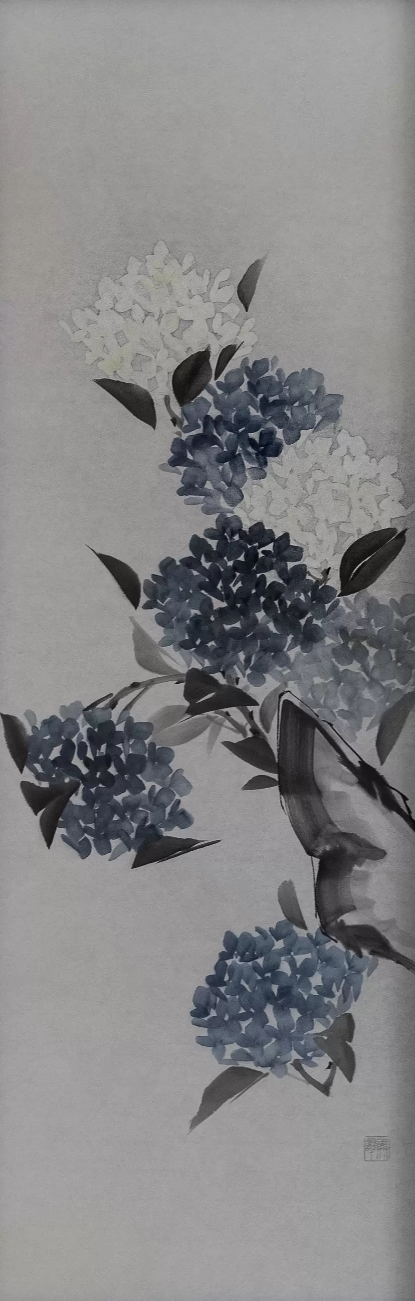紫陽花圖 蒼 by 花塚 美早