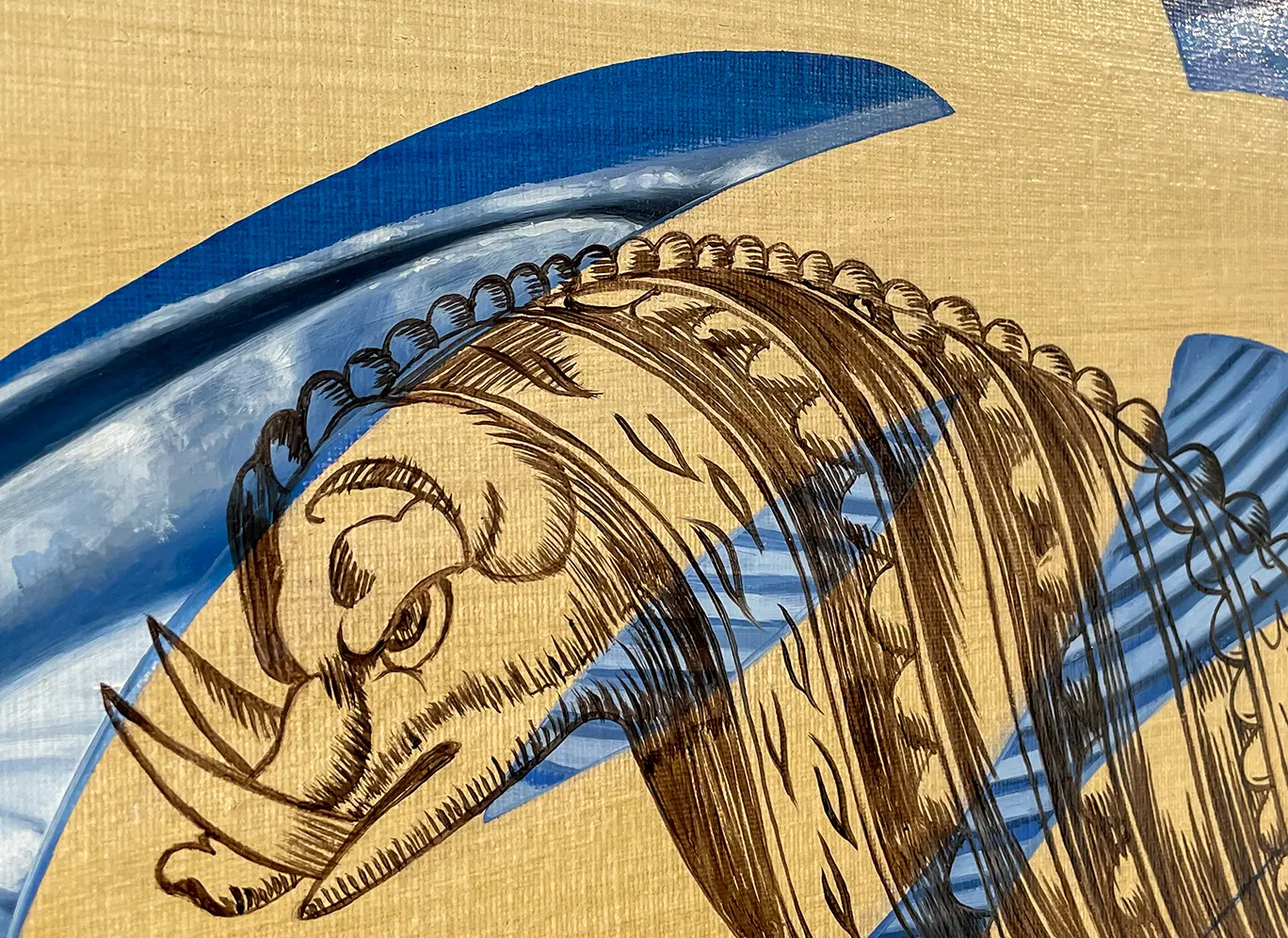 【アート作品】 中出氏　デザイン 熊倉氏　作 Whale by 熊倉 涼子 | 現代アートの販売・通販 | ArtSticker