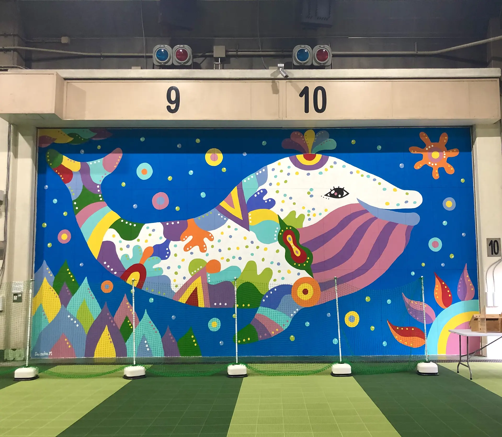 天王洲アートフェスティバル2022選出壁画「希望を運ぶ」 by 松崎大輔