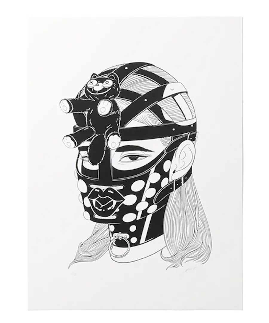 「鉄牛」木版画アート作品 A3ネオシルク 09 by 牛木 匡憲 | 現代アートの販売・通販