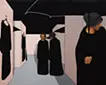 「傘の町」(umbrella town)