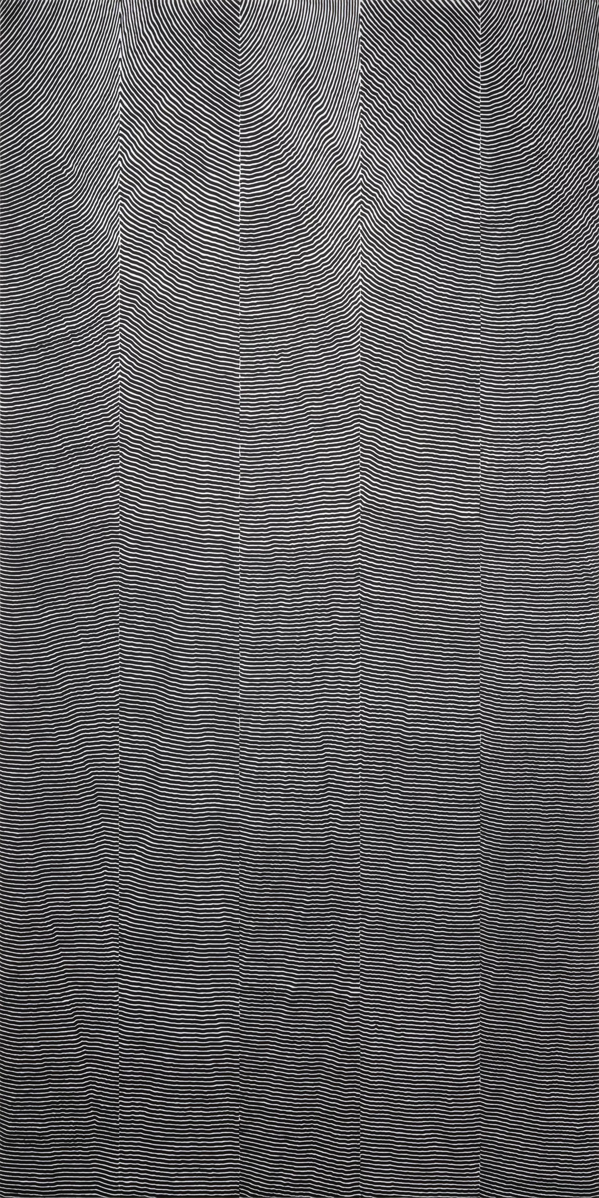 斜線を引いていく /  I draw diagonal lines