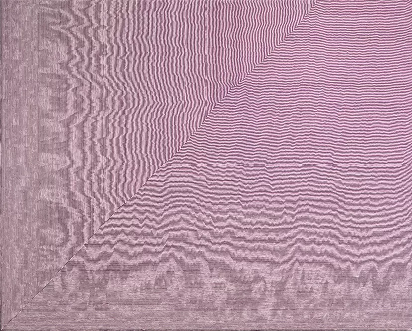 左下から右上に向かって線を引いていく /  Draw lines from lower left to upper right by HIRAKO Dan