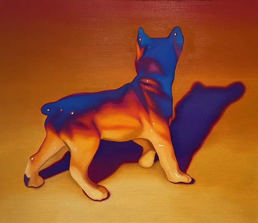 Ceramic dog VIII by 島田 萌