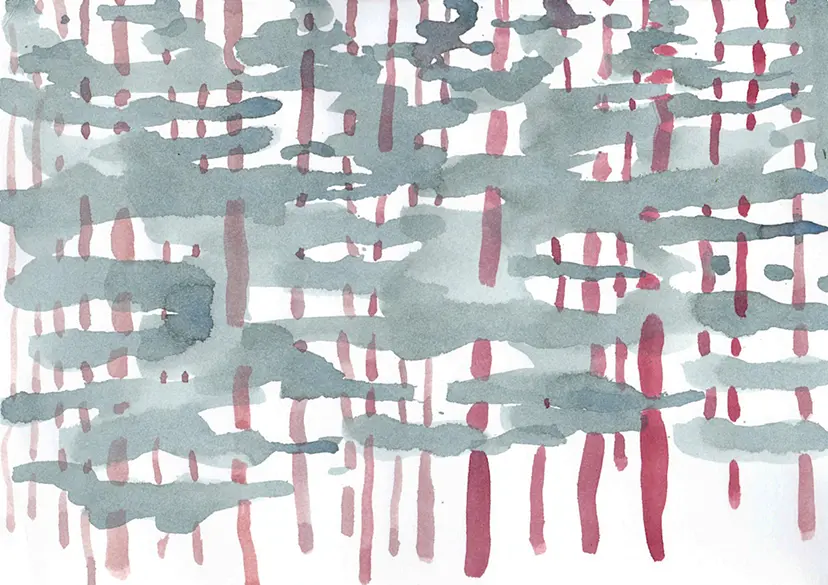 The study for "Visions of a Torn World"05 by Yukari Suematsu