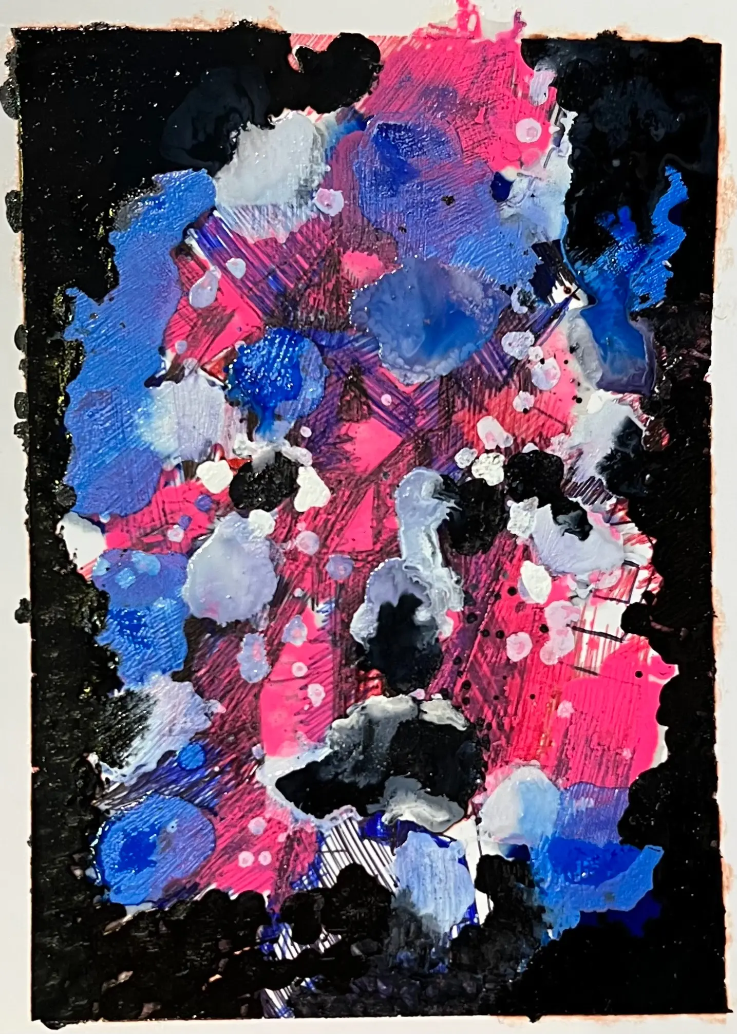 林　耕平　　コウヘイ画伯　　　自画像　　油彩画　　木製ボード 林耕平/コウヘイ画伯 のアート作品 | 現代アートの販売・通販 | ArtSticker