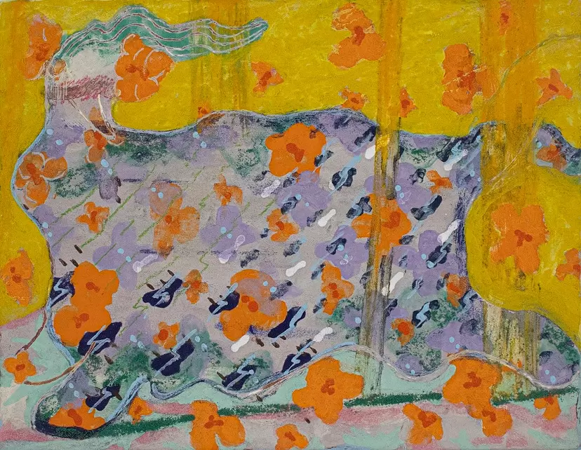 Weather rain, seasonal flower fubuki by Kobayashi Daigo