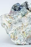 Floral White Glaze Jar