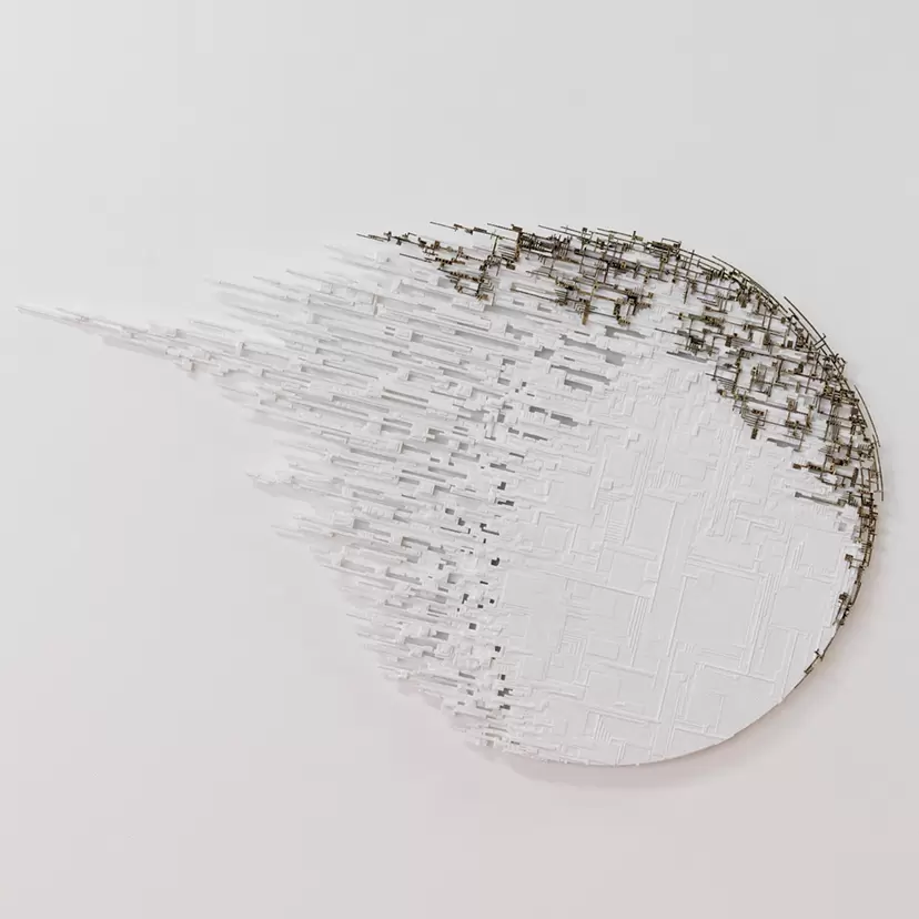unraveling circle by 久野 彩子
