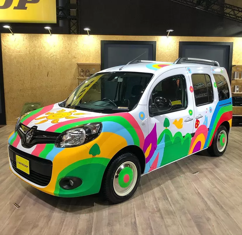 TOKYO AUTO SALON 2023「DUNLOP」ブース、カーペイント by 松崎大輔