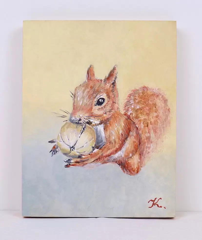 Squirrel’s Breakfast by キャリ・ガッシュ