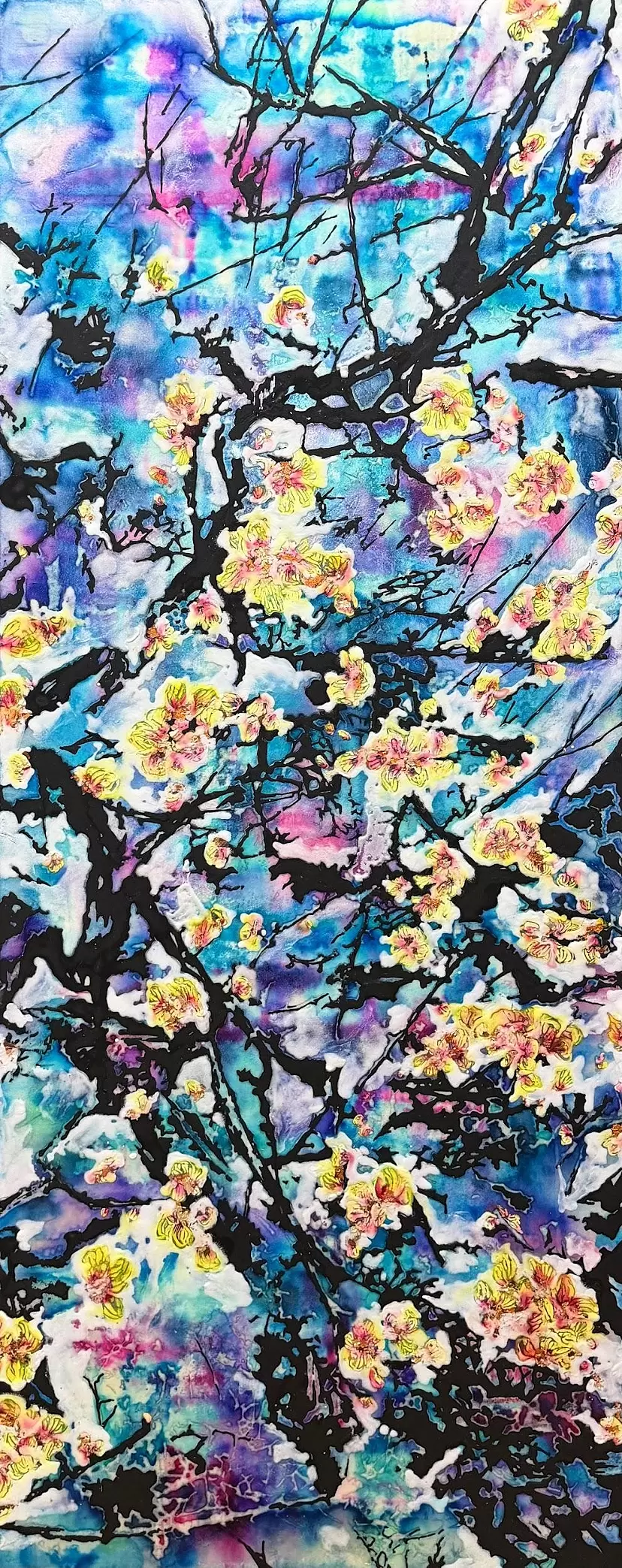 Snowlit Plum Blossom / 04 by Kunpei Yoshikawa
