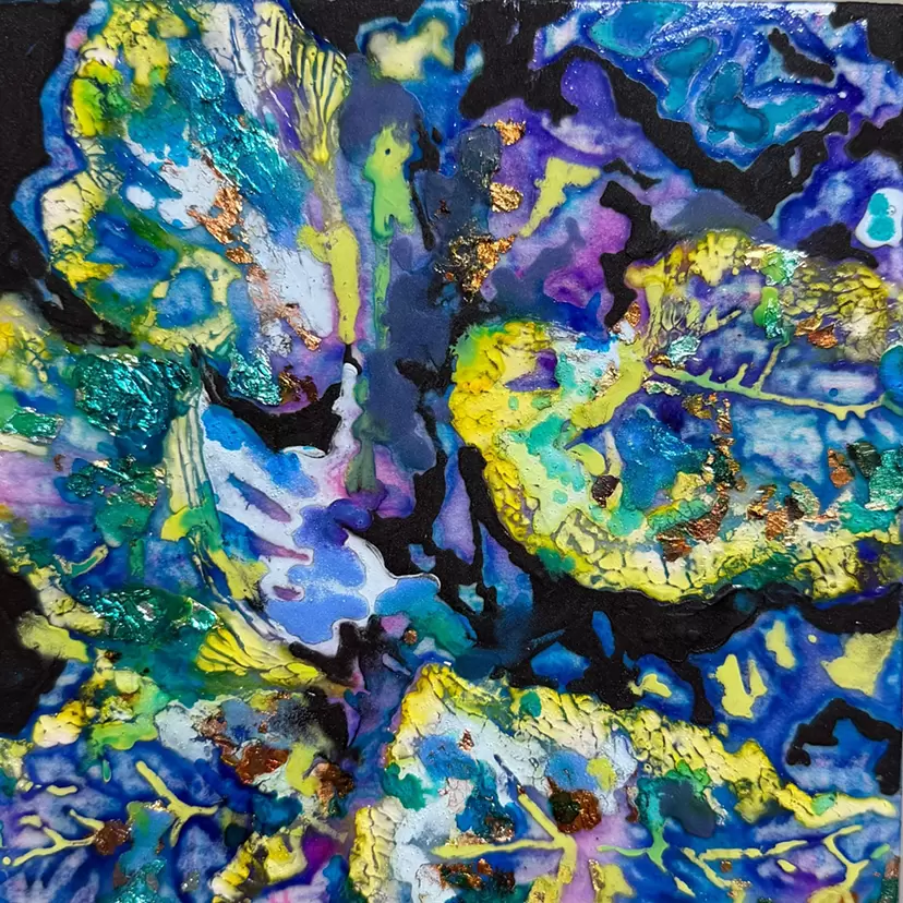 Blue Begonia by Kunpei Yoshikawa