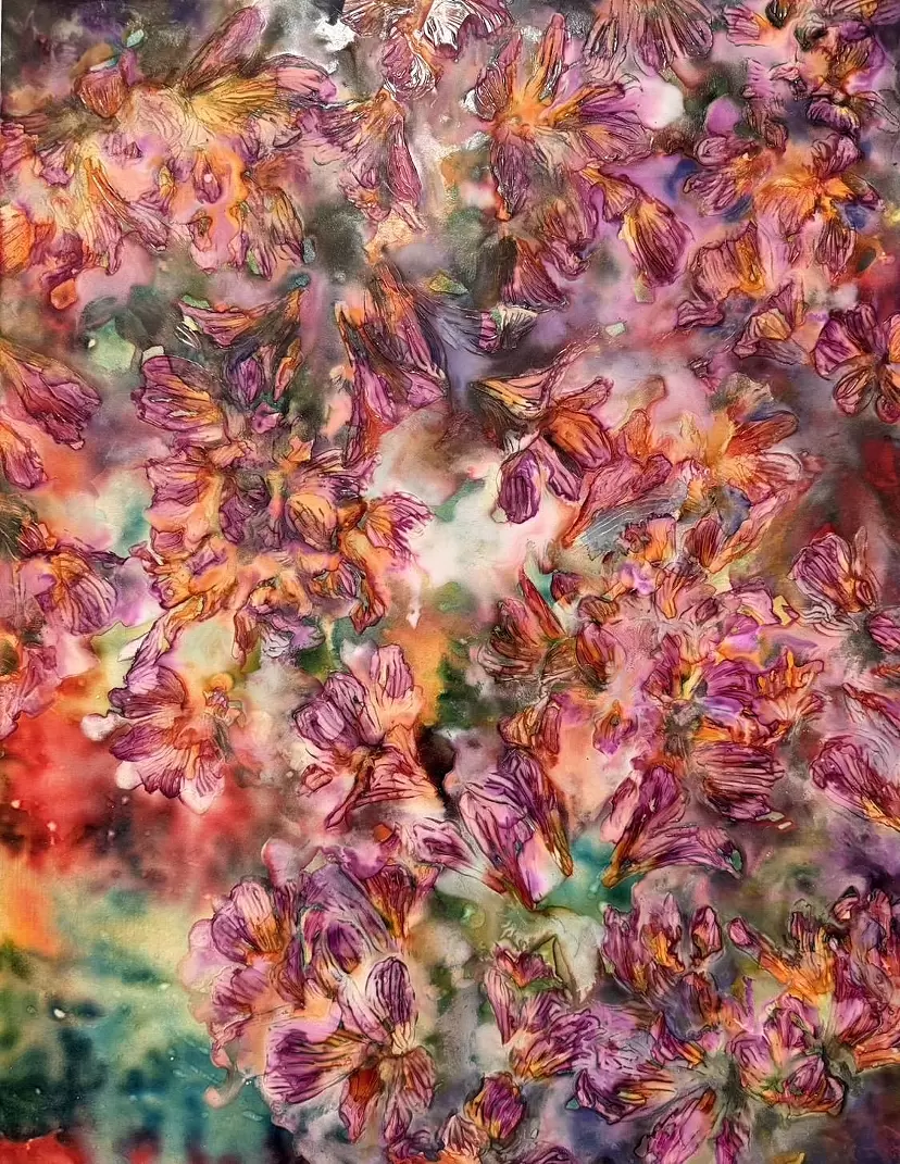 紅い花群 by Kunpei Yoshikawa