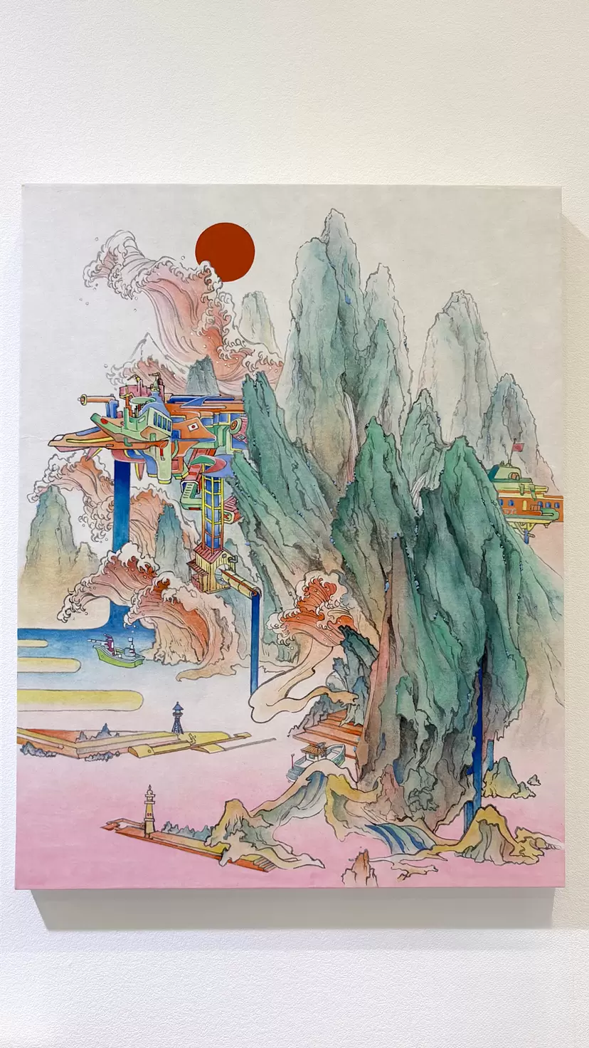 山海波濤桃源図 by ユリネ