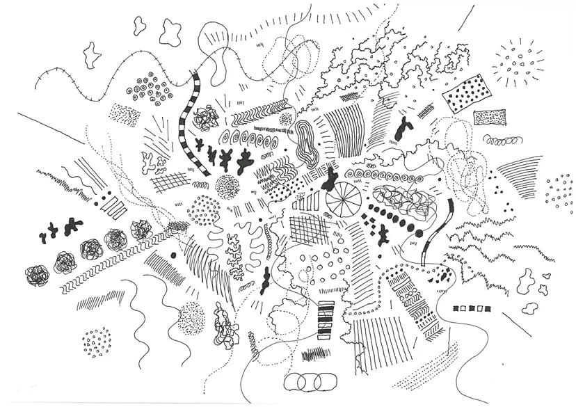 絵画No.1 「無題」　作　いのこはるき □いのこはるき作品展 （6月21日まで、北見) - 北海道美術ネット別館