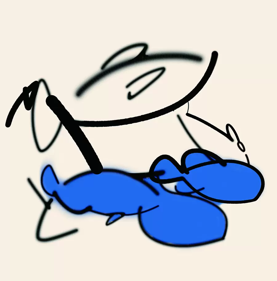 休憩中のさかな