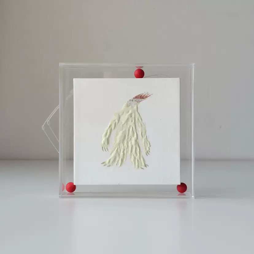 pudding-colored Yeti by Ikuko Matsuo