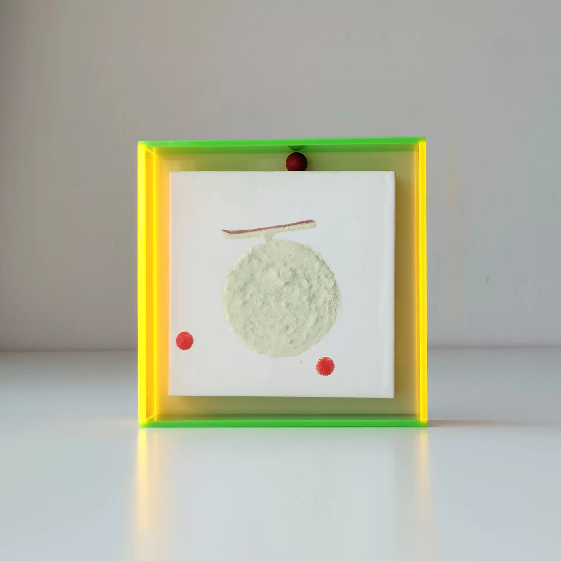 a pudding-colored melon